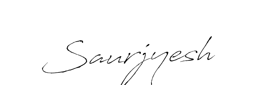 Design your own signature with our free online signature maker. With this signature software, you can create a handwritten (Antro_Vectra) signature for name Saurjyesh. Saurjyesh signature style 6 images and pictures png