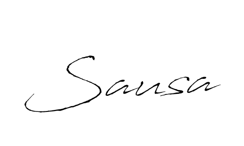 Create a beautiful signature design for name Sausa. With this signature (Antro_Vectra) fonts, you can make a handwritten signature for free. Sausa signature style 6 images and pictures png