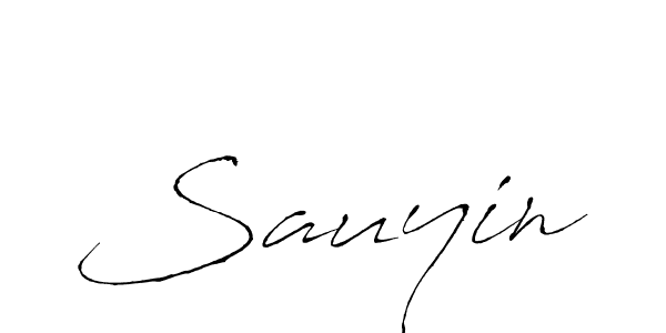 Also we have Sauyin name is the best signature style. Create professional handwritten signature collection using Antro_Vectra autograph style. Sauyin signature style 6 images and pictures png