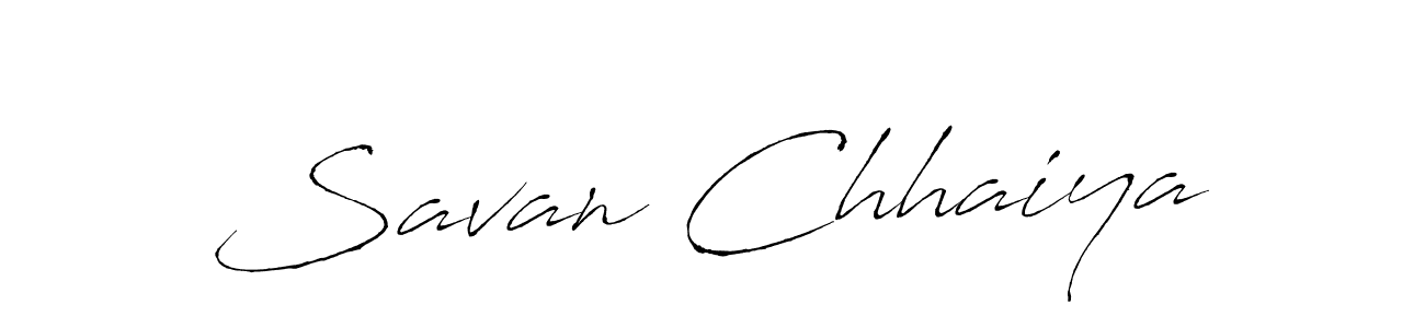 It looks lik you need a new signature style for name Savan Chhaiya. Design unique handwritten (Antro_Vectra) signature with our free signature maker in just a few clicks. Savan Chhaiya signature style 6 images and pictures png