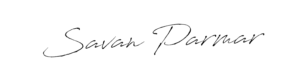 Make a beautiful signature design for name Savan Parmar. Use this online signature maker to create a handwritten signature for free. Savan Parmar signature style 6 images and pictures png
