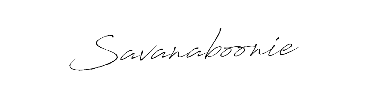 Use a signature maker to create a handwritten signature online. With this signature software, you can design (Antro_Vectra) your own signature for name Savanaboonie. Savanaboonie signature style 6 images and pictures png