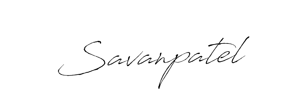 How to make Savanpatel signature? Antro_Vectra is a professional autograph style. Create handwritten signature for Savanpatel name. Savanpatel signature style 6 images and pictures png