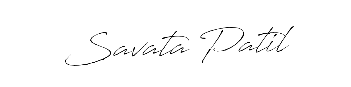 How to make Savata Patil name signature. Use Antro_Vectra style for creating short signs online. This is the latest handwritten sign. Savata Patil signature style 6 images and pictures png