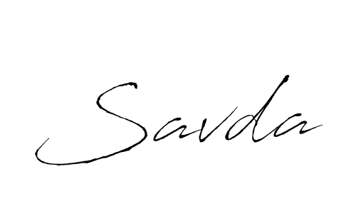 Savda stylish signature style. Best Handwritten Sign (Antro_Vectra) for my name. Handwritten Signature Collection Ideas for my name Savda. Savda signature style 6 images and pictures png