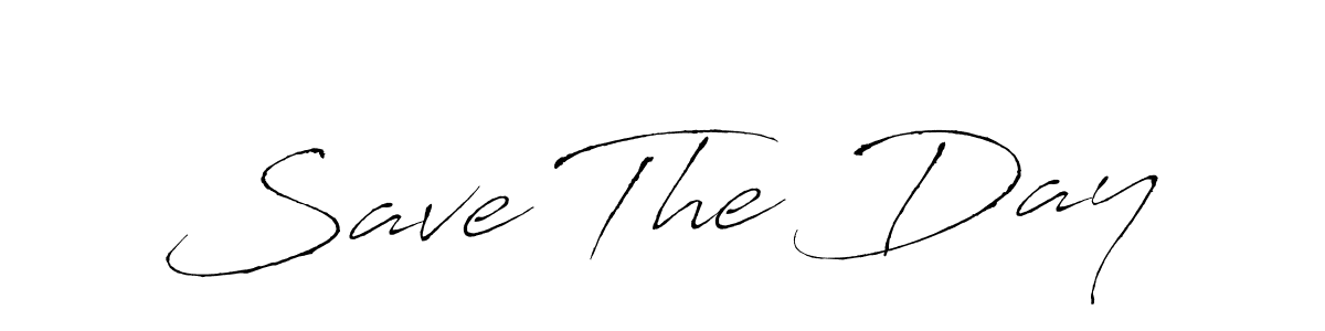 How to make Save The Day signature? Antro_Vectra is a professional autograph style. Create handwritten signature for Save The Day name. Save The Day signature style 6 images and pictures png