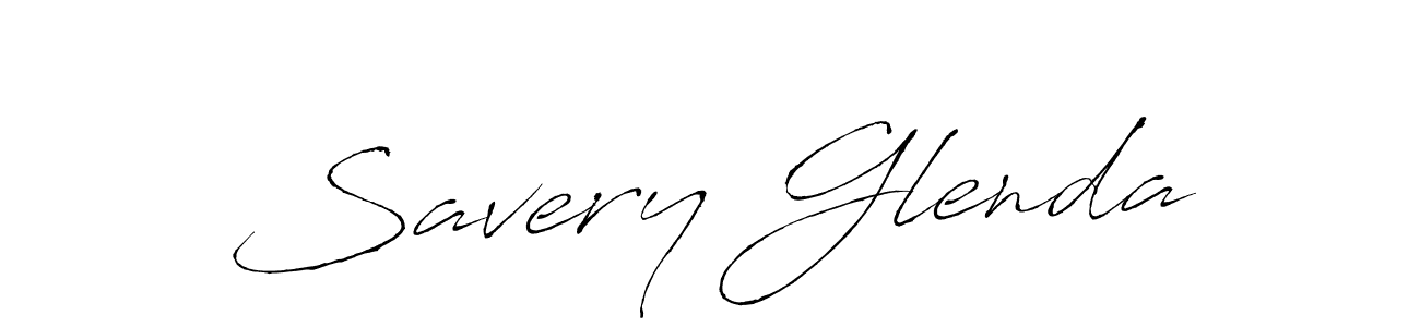 Also we have Savery Glenda name is the best signature style. Create professional handwritten signature collection using Antro_Vectra autograph style. Savery Glenda signature style 6 images and pictures png