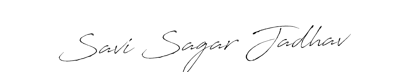 Also You can easily find your signature by using the search form. We will create Savi Sagar Jadhav name handwritten signature images for you free of cost using Antro_Vectra sign style. Savi Sagar Jadhav signature style 6 images and pictures png