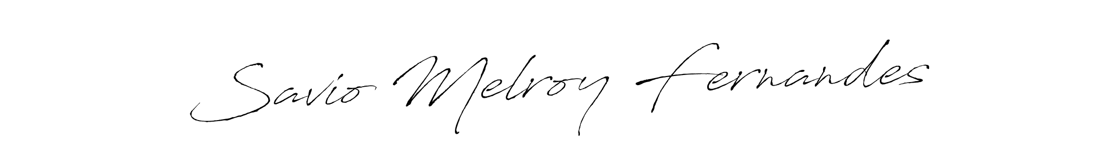 Savio Melroy Fernandes stylish signature style. Best Handwritten Sign (Antro_Vectra) for my name. Handwritten Signature Collection Ideas for my name Savio Melroy Fernandes. Savio Melroy Fernandes signature style 6 images and pictures png