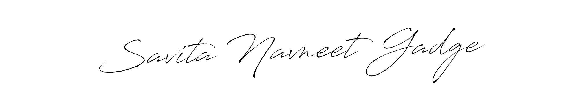 Similarly Antro_Vectra is the best handwritten signature design. Signature creator online .You can use it as an online autograph creator for name Savita Navneet Gadge. Savita Navneet Gadge signature style 6 images and pictures png