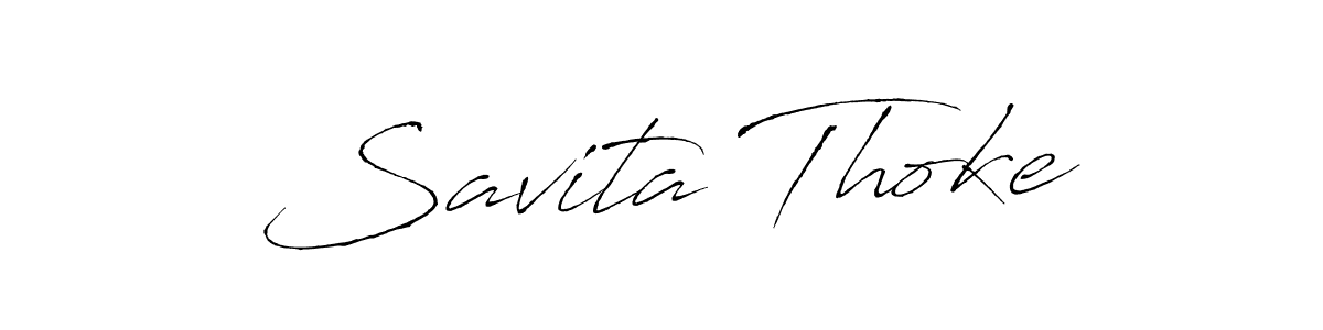 Also You can easily find your signature by using the search form. We will create Savita Thoke name handwritten signature images for you free of cost using Antro_Vectra sign style. Savita Thoke signature style 6 images and pictures png