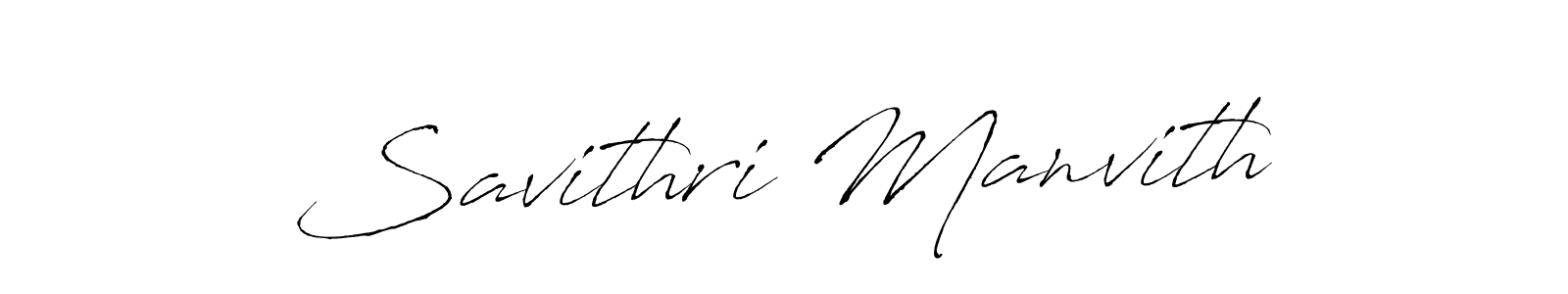 Design your own signature with our free online signature maker. With this signature software, you can create a handwritten (Antro_Vectra) signature for name Savithri Manvith. Savithri Manvith signature style 6 images and pictures png