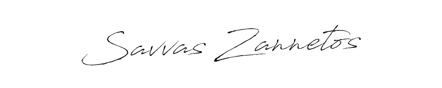 Create a beautiful signature design for name Savvas Zannetos. With this signature (Antro_Vectra) fonts, you can make a handwritten signature for free. Savvas Zannetos signature style 6 images and pictures png