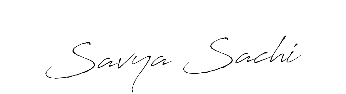 Design your own signature with our free online signature maker. With this signature software, you can create a handwritten (Antro_Vectra) signature for name Savya Sachi. Savya Sachi signature style 6 images and pictures png