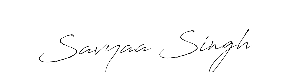 Also You can easily find your signature by using the search form. We will create Savyaa Singh name handwritten signature images for you free of cost using Antro_Vectra sign style. Savyaa Singh signature style 6 images and pictures png