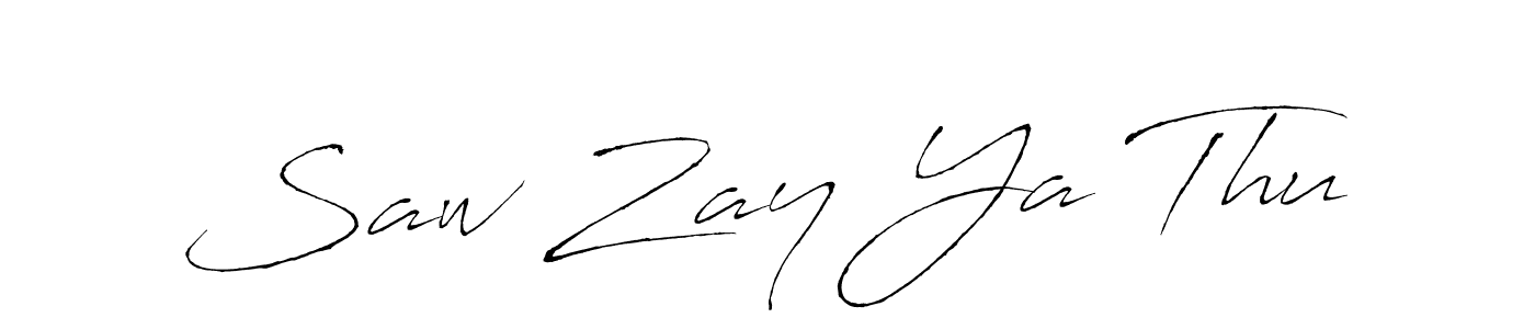 The best way (Antro_Vectra) to make a short signature is to pick only two or three words in your name. The name Saw Zay Ya Thu include a total of six letters. For converting this name. Saw Zay Ya Thu signature style 6 images and pictures png