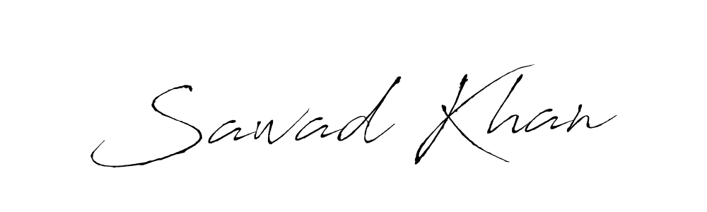 Create a beautiful signature design for name Sawad Khan. With this signature (Antro_Vectra) fonts, you can make a handwritten signature for free. Sawad Khan signature style 6 images and pictures png