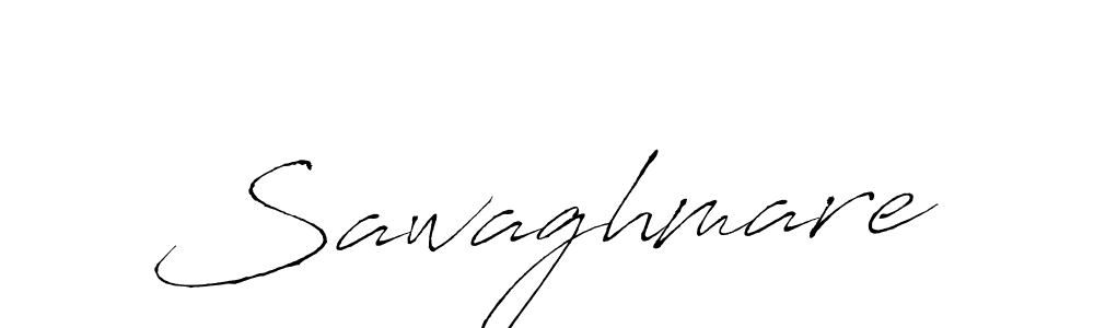 Use a signature maker to create a handwritten signature online. With this signature software, you can design (Antro_Vectra) your own signature for name Sawaghmare. Sawaghmare signature style 6 images and pictures png