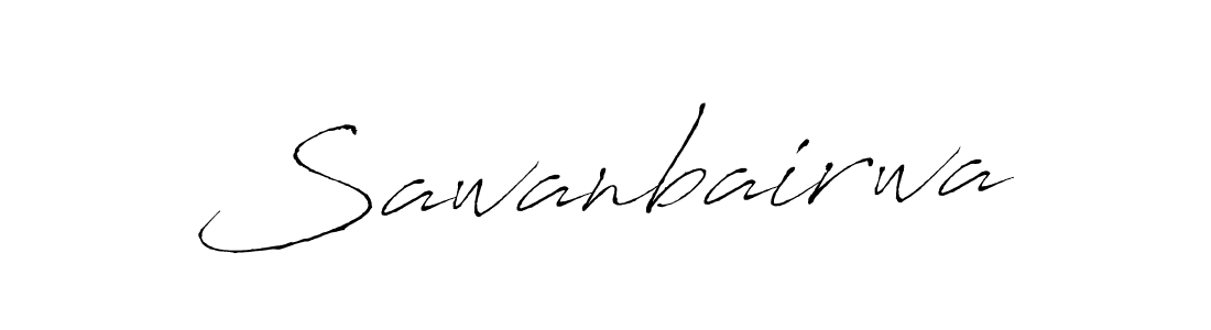 Design your own signature with our free online signature maker. With this signature software, you can create a handwritten (Antro_Vectra) signature for name Sawanbairwa. Sawanbairwa signature style 6 images and pictures png