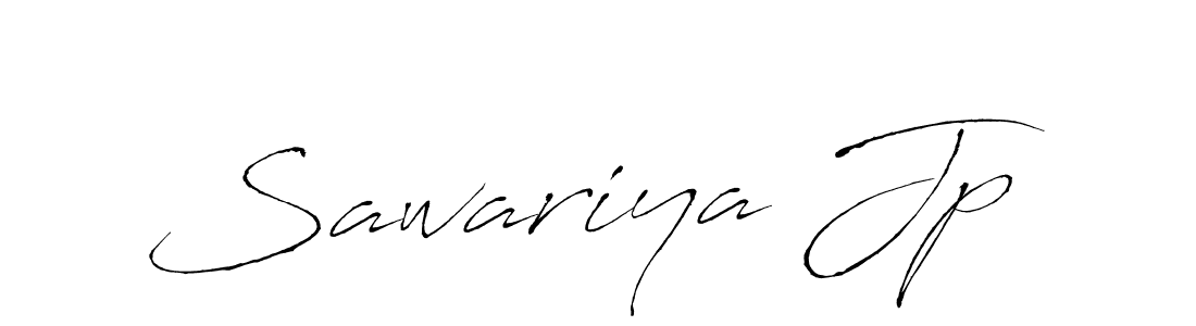 Create a beautiful signature design for name Sawariya Jp. With this signature (Antro_Vectra) fonts, you can make a handwritten signature for free. Sawariya Jp signature style 6 images and pictures png