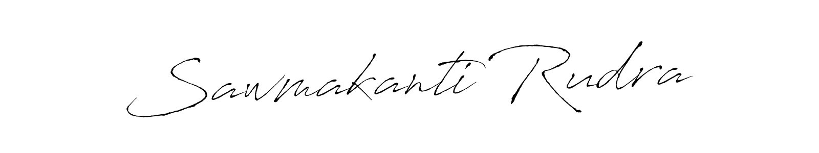 Sawmakanti Rudra stylish signature style. Best Handwritten Sign (Antro_Vectra) for my name. Handwritten Signature Collection Ideas for my name Sawmakanti Rudra. Sawmakanti Rudra signature style 6 images and pictures png