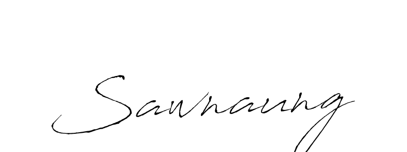 Create a beautiful signature design for name Sawnaung. With this signature (Antro_Vectra) fonts, you can make a handwritten signature for free. Sawnaung signature style 6 images and pictures png