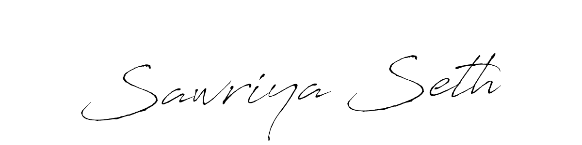 Use a signature maker to create a handwritten signature online. With this signature software, you can design (Antro_Vectra) your own signature for name Sawriya Seth. Sawriya Seth signature style 6 images and pictures png