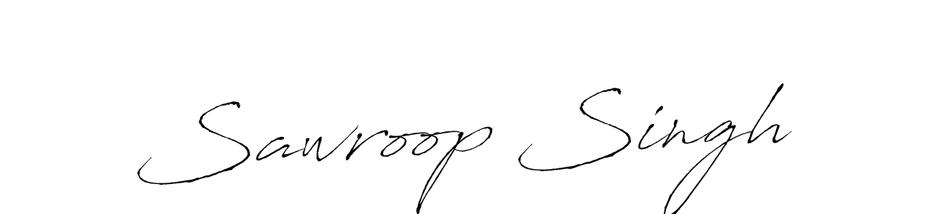 Also we have Sawroop Singh name is the best signature style. Create professional handwritten signature collection using Antro_Vectra autograph style. Sawroop Singh signature style 6 images and pictures png