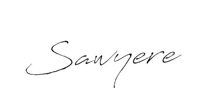 Design your own signature with our free online signature maker. With this signature software, you can create a handwritten (Antro_Vectra) signature for name Sawyere. Sawyere signature style 6 images and pictures png