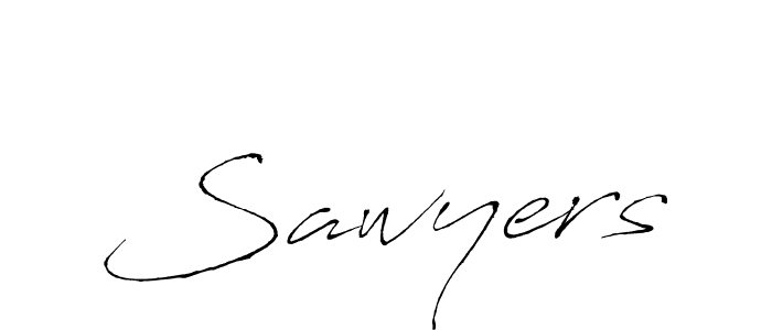 You should practise on your own different ways (Antro_Vectra) to write your name (Sawyers) in signature. don't let someone else do it for you. Sawyers signature style 6 images and pictures png
