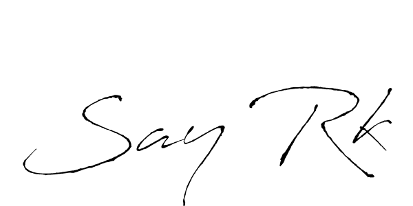 Similarly Antro_Vectra is the best handwritten signature design. Signature creator online .You can use it as an online autograph creator for name Say Rk. Say Rk signature style 6 images and pictures png