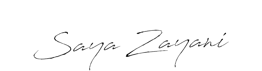 You should practise on your own different ways (Antro_Vectra) to write your name (Saya Zayani) in signature. don't let someone else do it for you. Saya Zayani signature style 6 images and pictures png