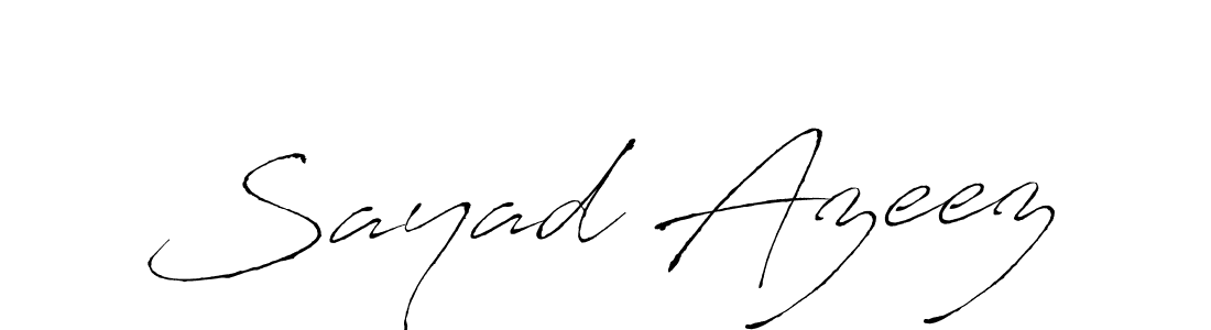 Also You can easily find your signature by using the search form. We will create Sayad Azeez name handwritten signature images for you free of cost using Antro_Vectra sign style. Sayad Azeez signature style 6 images and pictures png