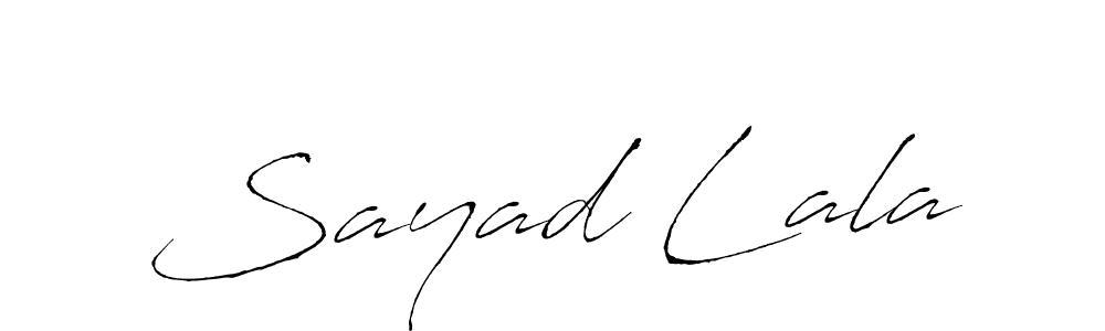 Make a beautiful signature design for name Sayad Lala. Use this online signature maker to create a handwritten signature for free. Sayad Lala signature style 6 images and pictures png