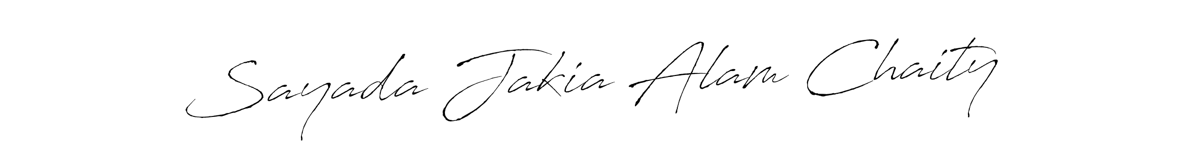 Also You can easily find your signature by using the search form. We will create Sayada Jakia Alam Chaity name handwritten signature images for you free of cost using Antro_Vectra sign style. Sayada Jakia Alam Chaity signature style 6 images and pictures png