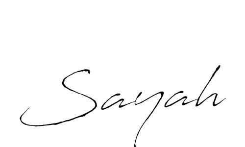 Create a beautiful signature design for name Sayah. With this signature (Antro_Vectra) fonts, you can make a handwritten signature for free. Sayah signature style 6 images and pictures png