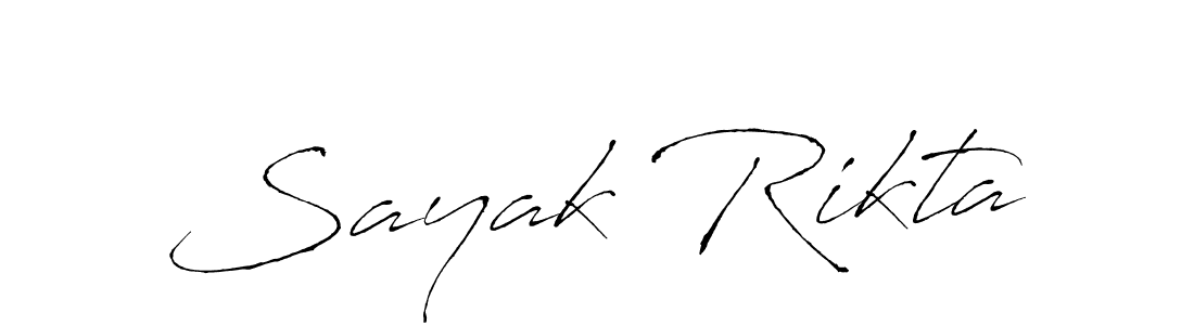 Make a beautiful signature design for name Sayak Rikta. Use this online signature maker to create a handwritten signature for free. Sayak Rikta signature style 6 images and pictures png