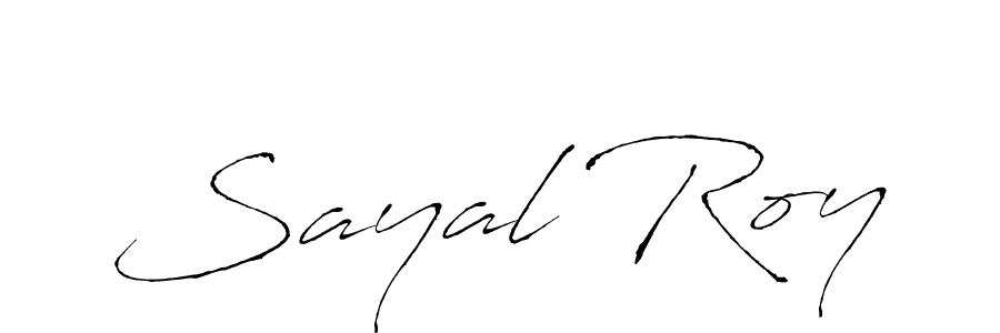 Use a signature maker to create a handwritten signature online. With this signature software, you can design (Antro_Vectra) your own signature for name Sayal Roy. Sayal Roy signature style 6 images and pictures png