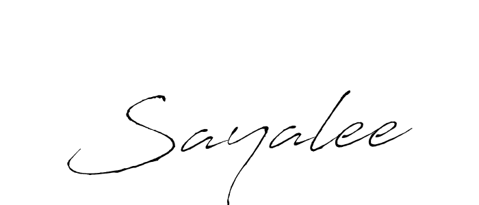 How to make Sayalee name signature. Use Antro_Vectra style for creating short signs online. This is the latest handwritten sign. Sayalee signature style 6 images and pictures png