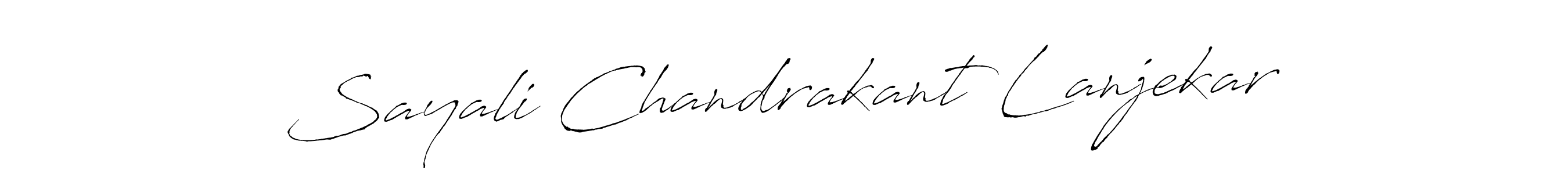 Use a signature maker to create a handwritten signature online. With this signature software, you can design (Antro_Vectra) your own signature for name Sayali Chandrakant Lanjekar. Sayali Chandrakant Lanjekar signature style 6 images and pictures png