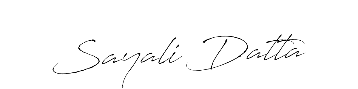 How to make Sayali Datta signature? Antro_Vectra is a professional autograph style. Create handwritten signature for Sayali Datta name. Sayali Datta signature style 6 images and pictures png