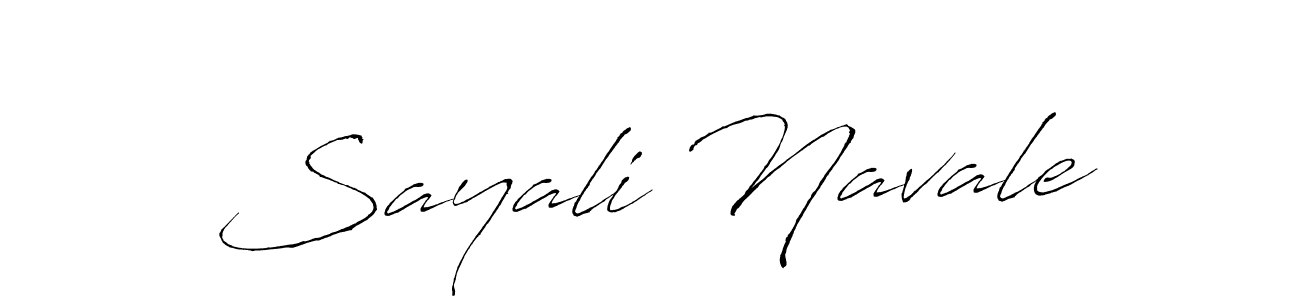 Create a beautiful signature design for name Sayali Navale. With this signature (Antro_Vectra) fonts, you can make a handwritten signature for free. Sayali Navale signature style 6 images and pictures png