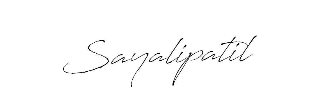 Create a beautiful signature design for name Sayalipatil. With this signature (Antro_Vectra) fonts, you can make a handwritten signature for free. Sayalipatil signature style 6 images and pictures png