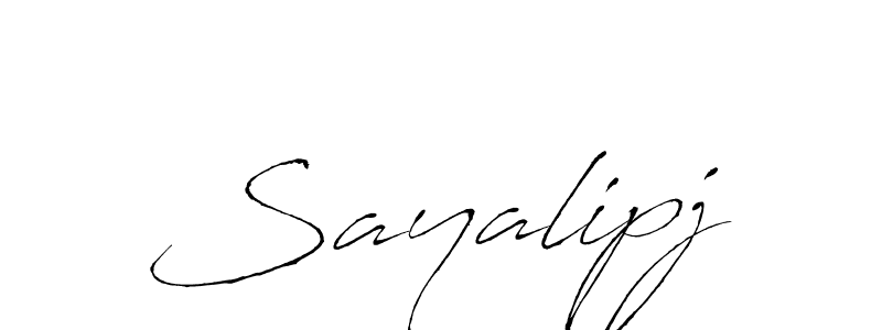 Sayalipj stylish signature style. Best Handwritten Sign (Antro_Vectra) for my name. Handwritten Signature Collection Ideas for my name Sayalipj. Sayalipj signature style 6 images and pictures png