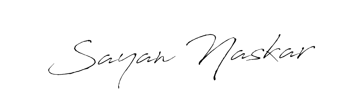 How to make Sayan Naskar signature? Antro_Vectra is a professional autograph style. Create handwritten signature for Sayan Naskar name. Sayan Naskar signature style 6 images and pictures png