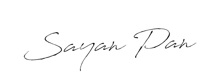 Once you've used our free online signature maker to create your best signature Antro_Vectra style, it's time to enjoy all of the benefits that Sayan Pan name signing documents. Sayan Pan signature style 6 images and pictures png