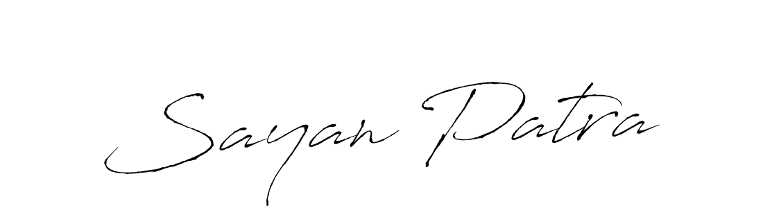 It looks lik you need a new signature style for name Sayan Patra. Design unique handwritten (Antro_Vectra) signature with our free signature maker in just a few clicks. Sayan Patra signature style 6 images and pictures png