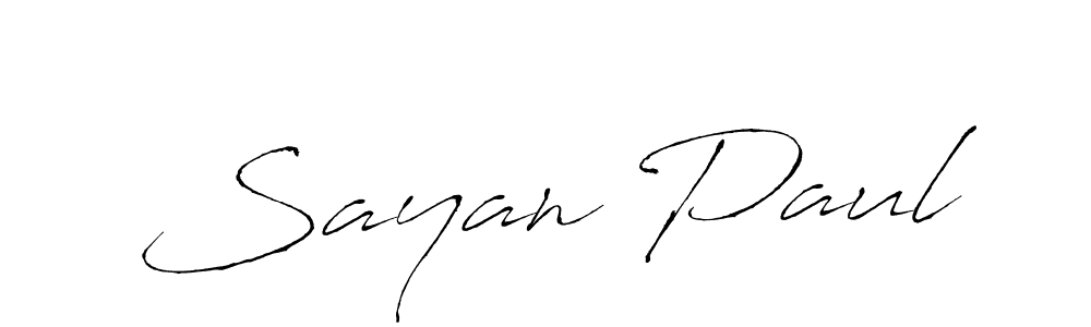The best way (Antro_Vectra) to make a short signature is to pick only two or three words in your name. The name Sayan Paul include a total of six letters. For converting this name. Sayan Paul signature style 6 images and pictures png