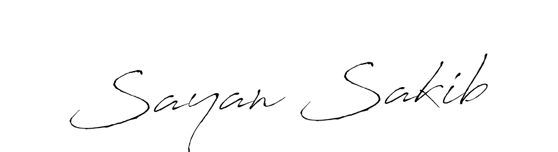 Once you've used our free online signature maker to create your best signature Antro_Vectra style, it's time to enjoy all of the benefits that Sayan Sakib name signing documents. Sayan Sakib signature style 6 images and pictures png