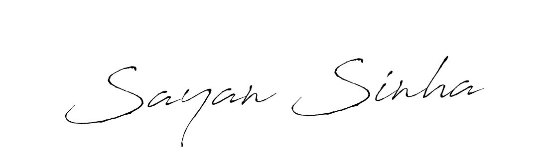 You should practise on your own different ways (Antro_Vectra) to write your name (Sayan Sinha) in signature. don't let someone else do it for you. Sayan Sinha signature style 6 images and pictures png